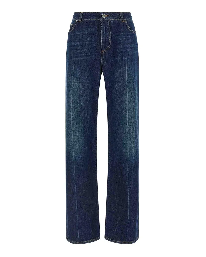 Dolce & Gabbana Straight Leg Jeans - Blau Blau