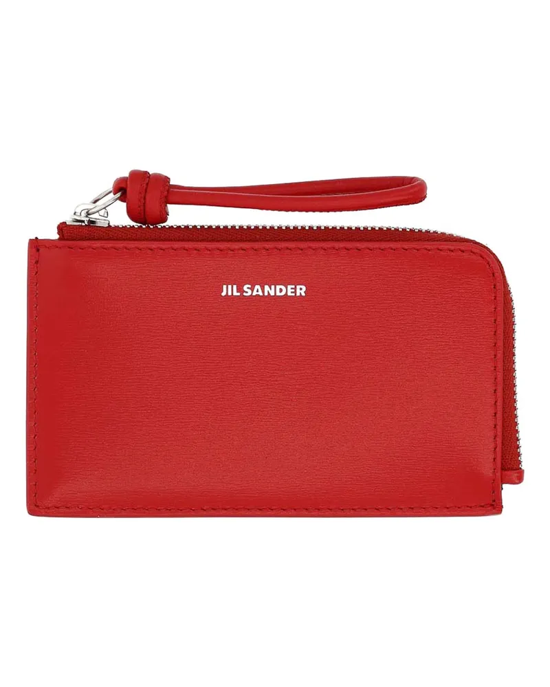Jil Sander Portemonnaie - Rot Rot