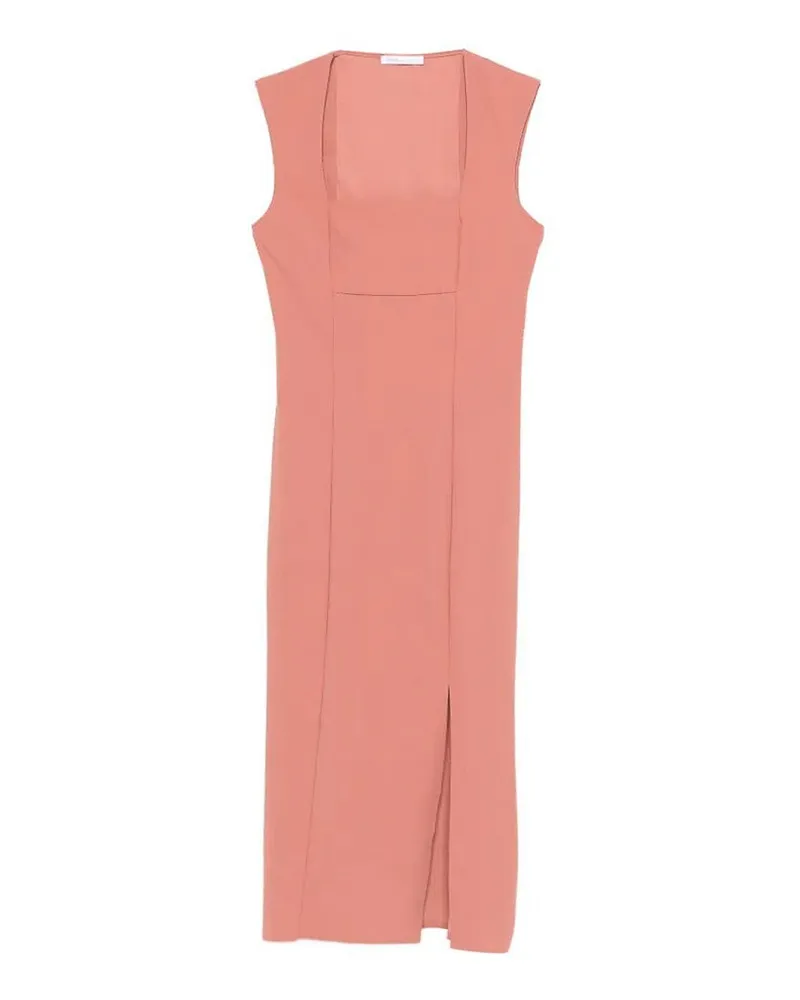 Patrizia Pepe Knielanges Kleid - Hellbraun Rosa