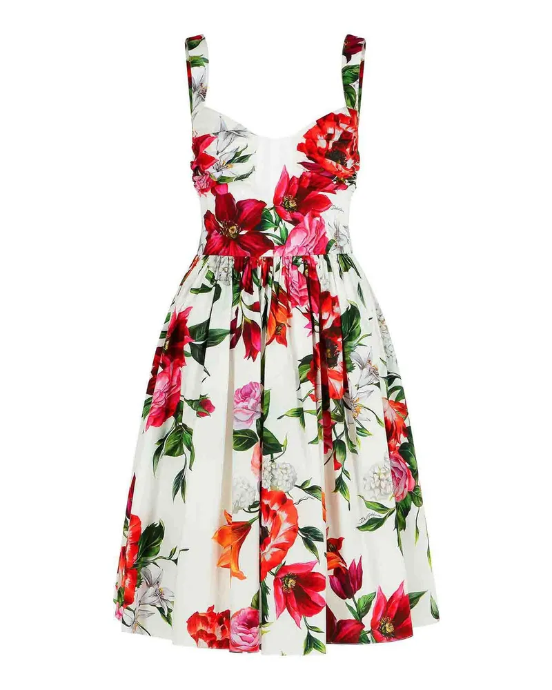 Dolce & Gabbana Kurzes Kleid - Weiß Weiß