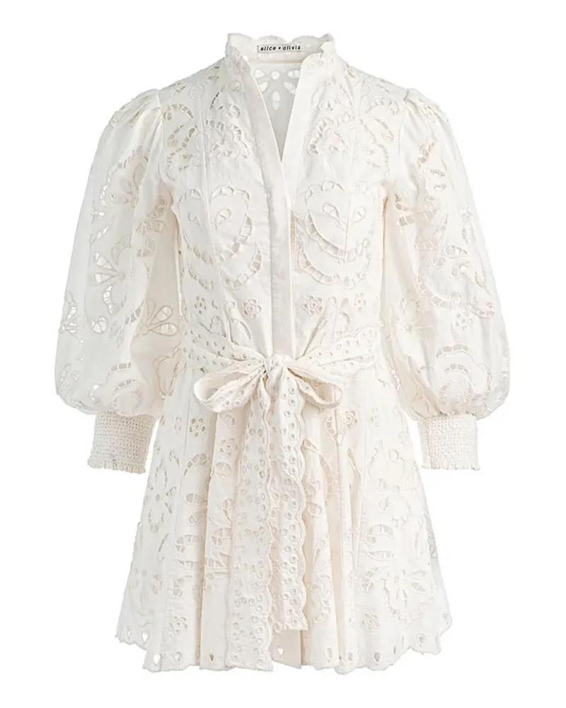 Alice + Olivia Bluse - Weiß Weiß