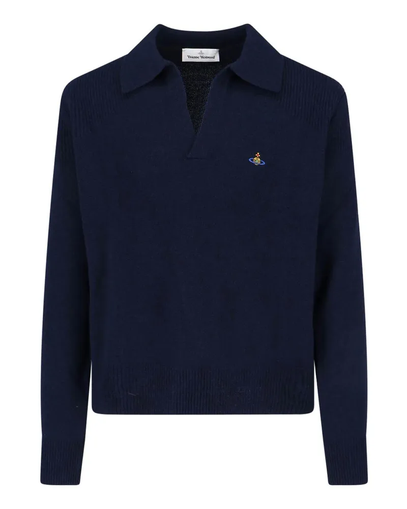 Vivienne Westwood Rundhalspullover - Blau Blau