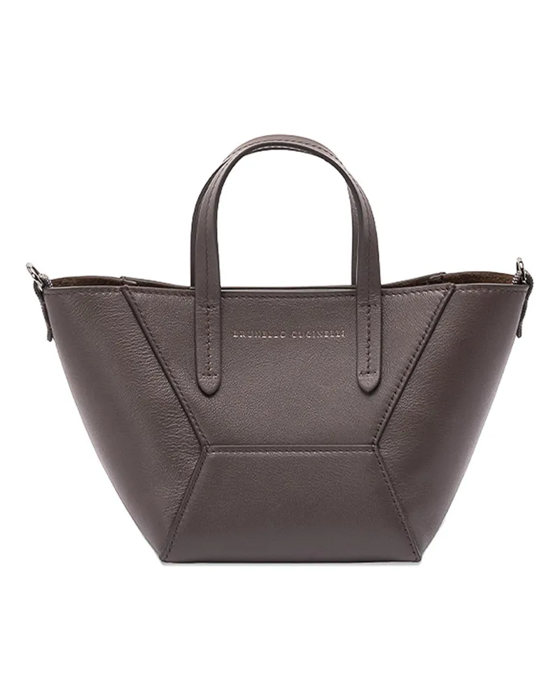 Brunello Cucinelli Shopper - Dunkelbraun Dunkelbraun