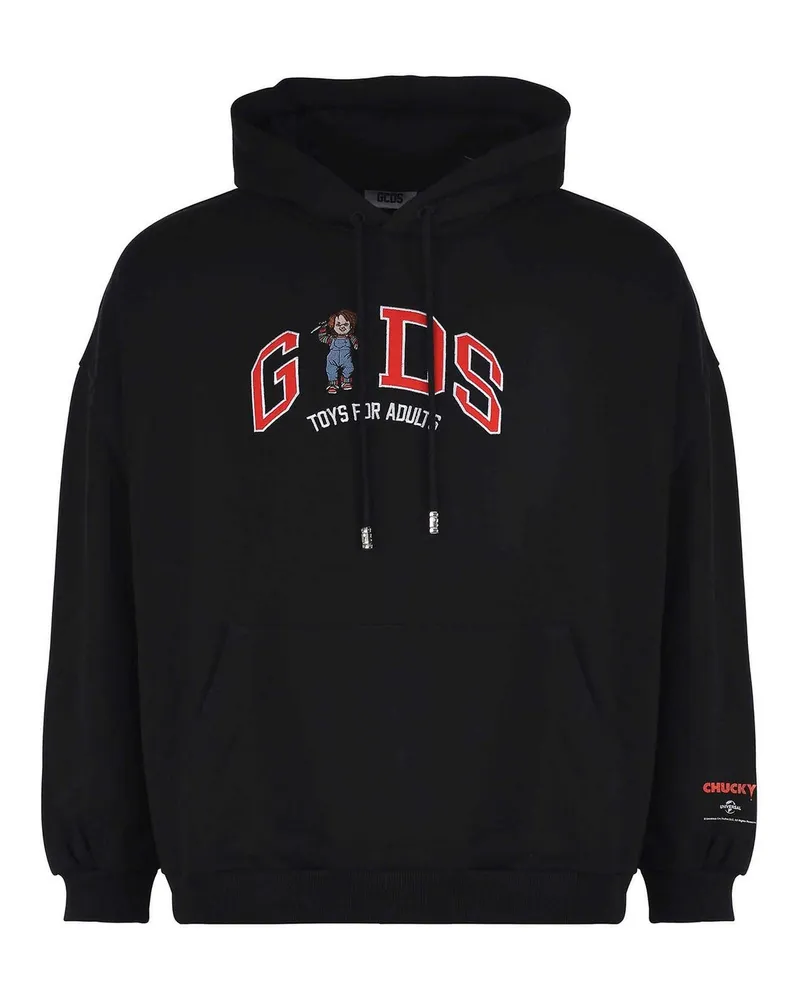 GCDS Sweatshirt - Schwarz Schwarz