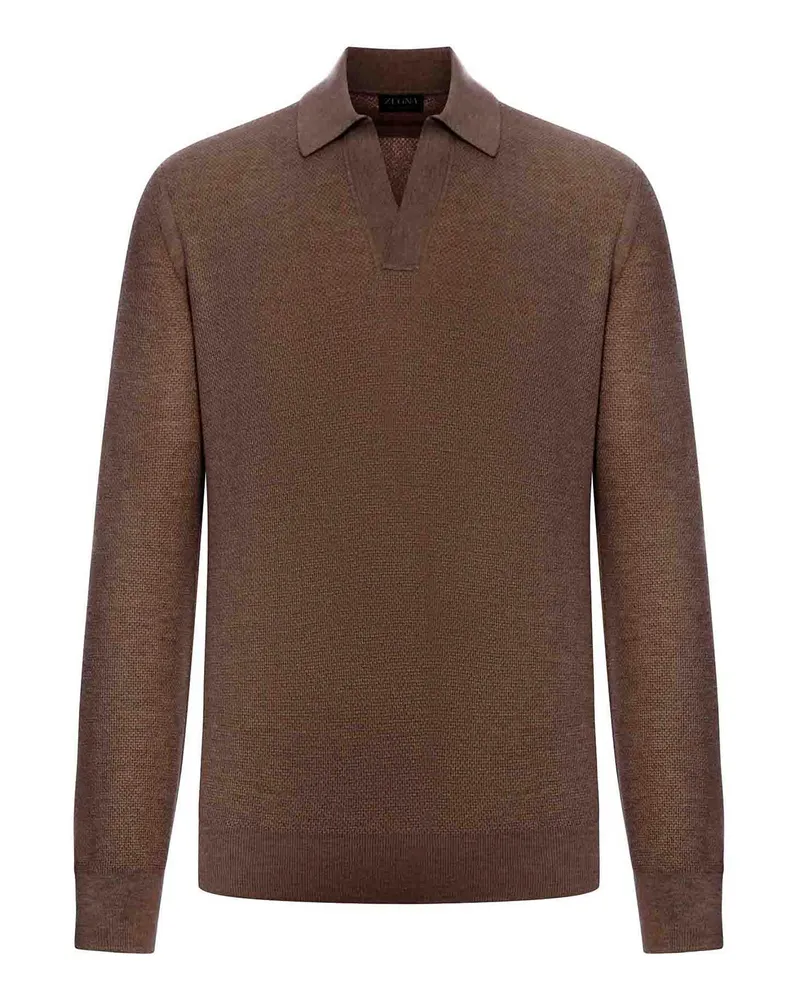 Ermenegildo Zegna Poloshirt - Braun Braun