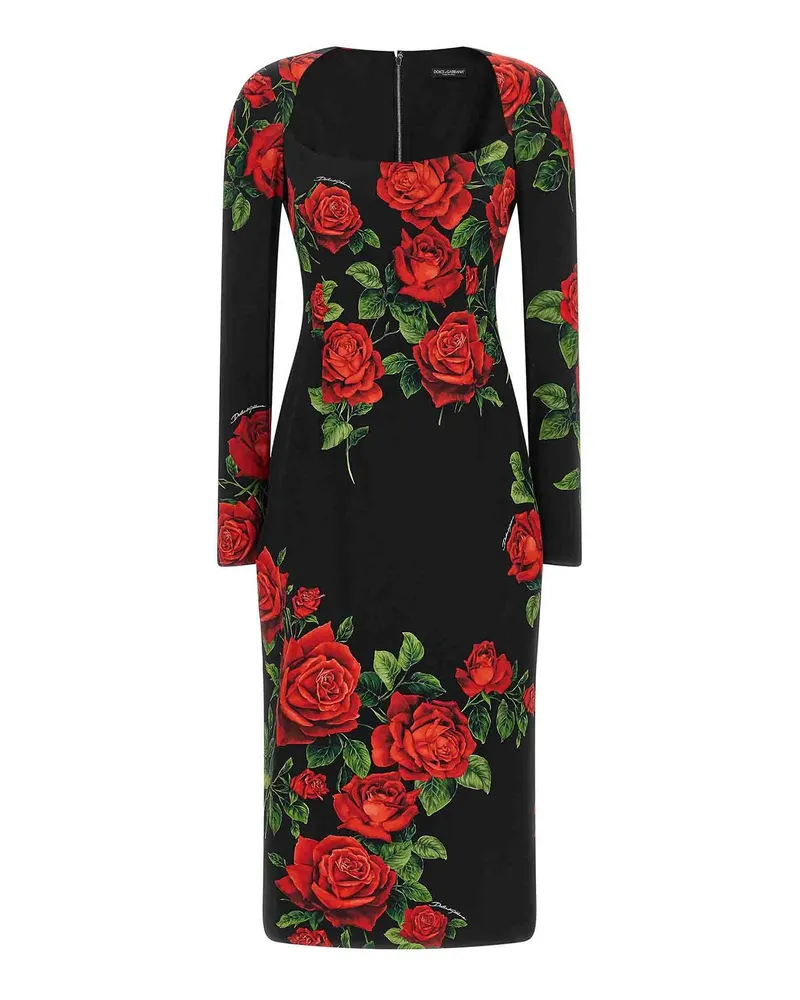 Dolce & Gabbana Knielanges Kleid - Bunt Bunt
