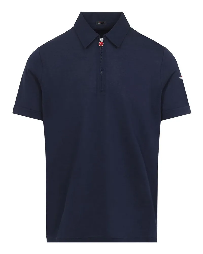 Kiton Poloshirt - Dunkelblau Dunkelblau