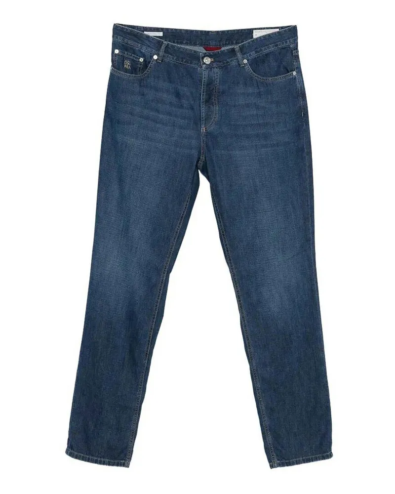 Brunello Cucinelli Straight Leg Jeans Dunkles