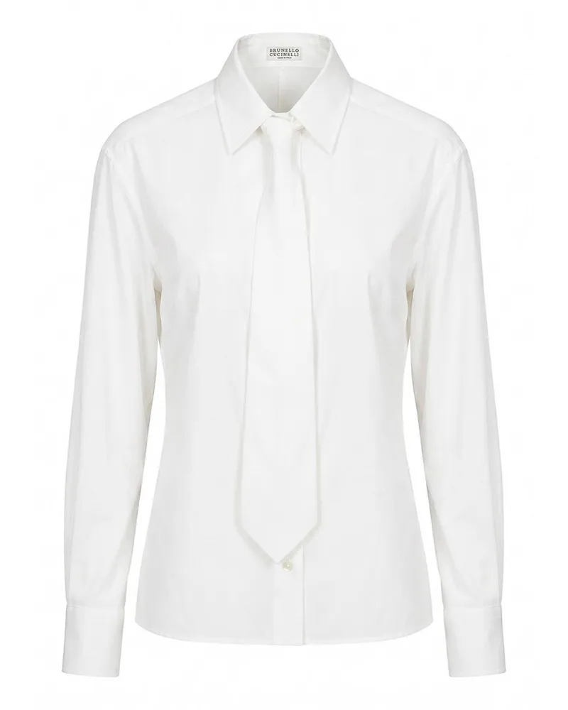 Brunello Cucinelli Hemd - Weiß Weiß