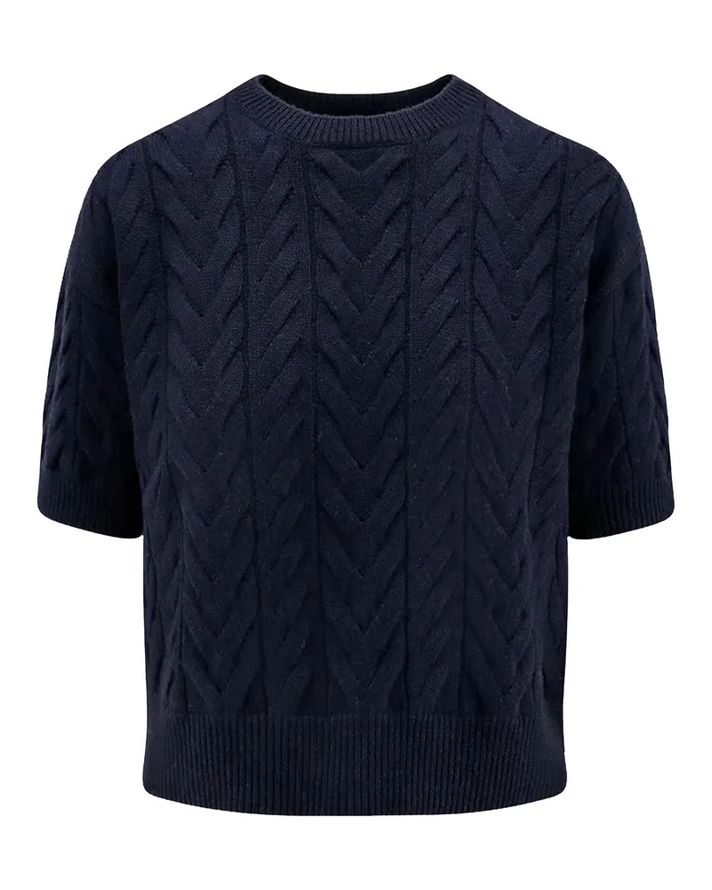 Max Mara T-Shirt - Blau Blau
