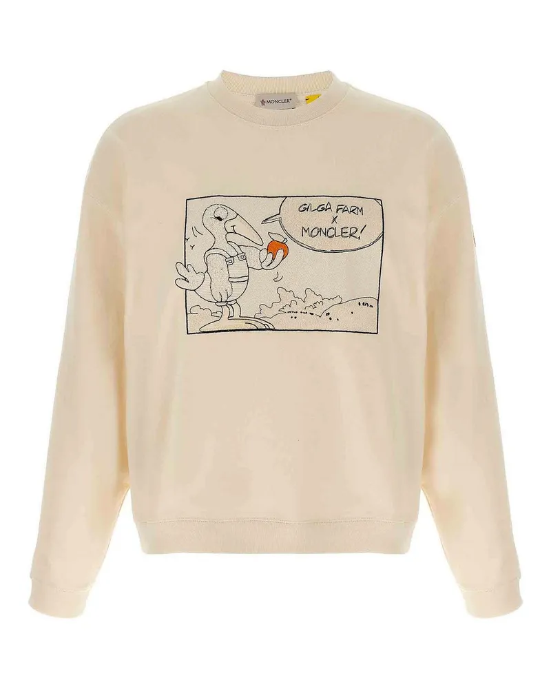 Moncler Sweatshirt - Weiß Weiß