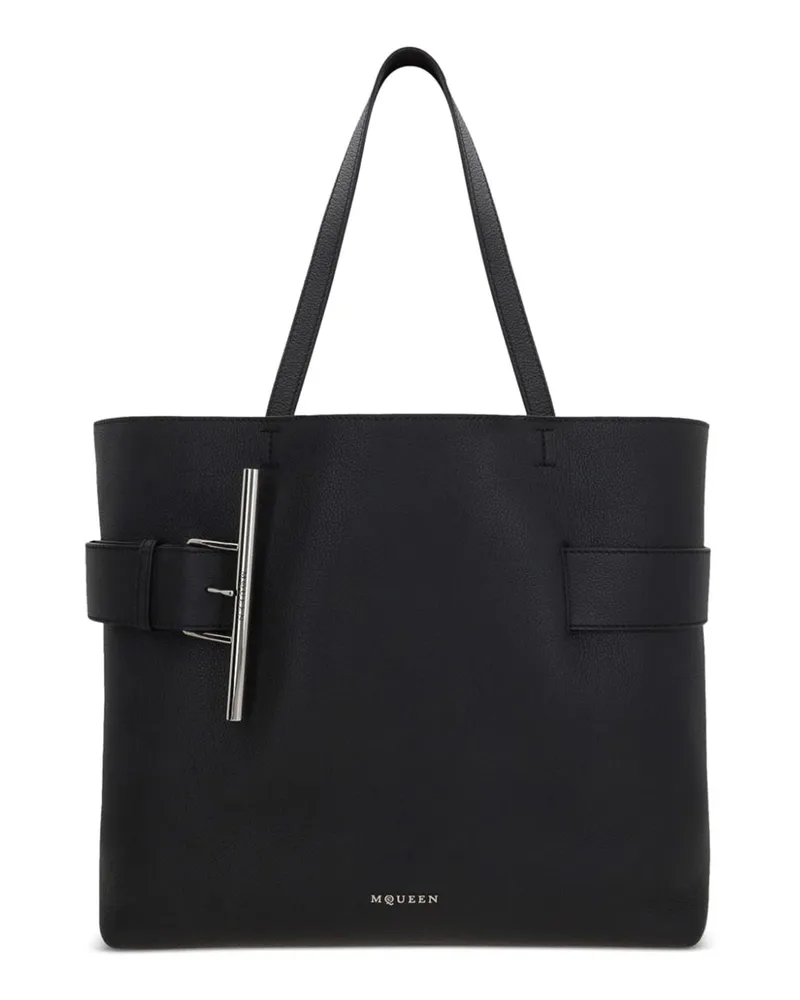 Alexander McQueen Shopper - Silber Schwarz