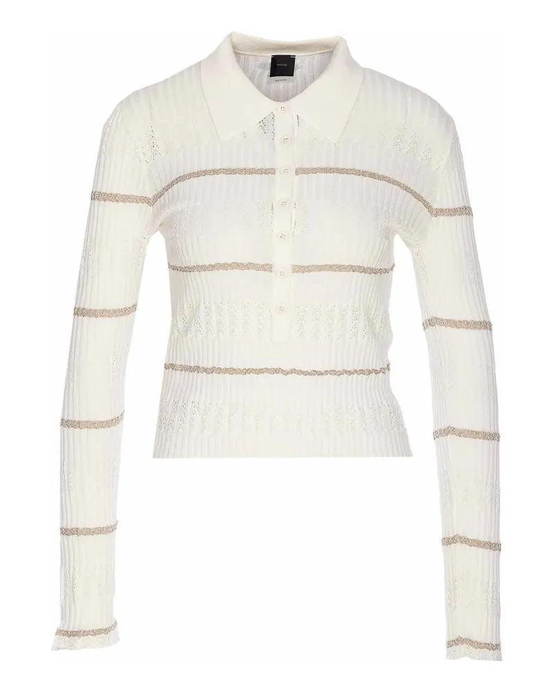 Pinko Poloshirt - Weiß Weiß
