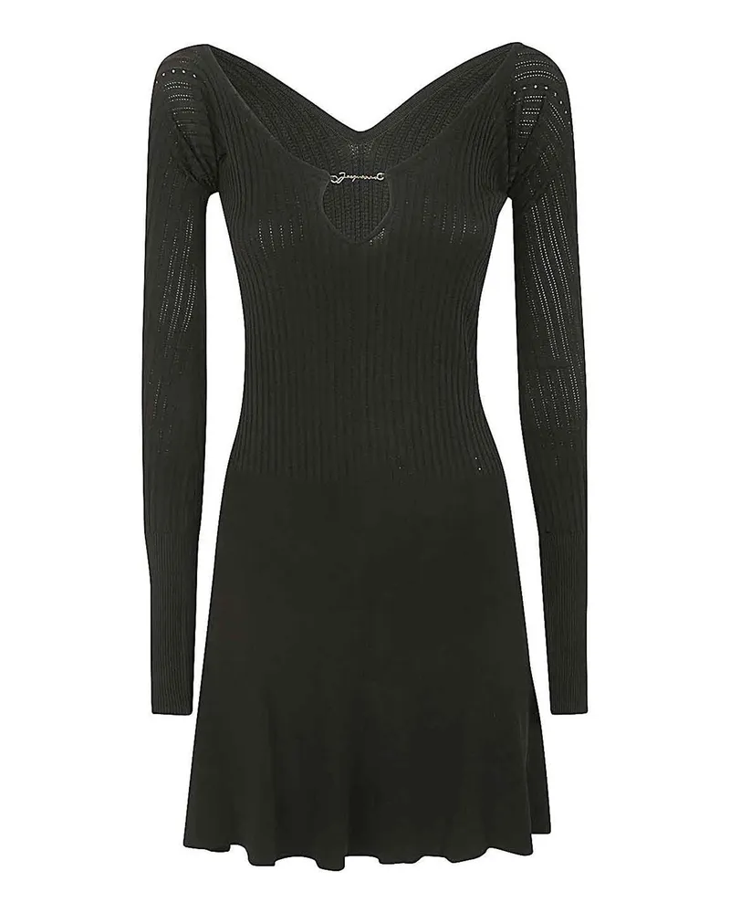 Jacquemus Kurzes Kleid - Schwarz Schwarz