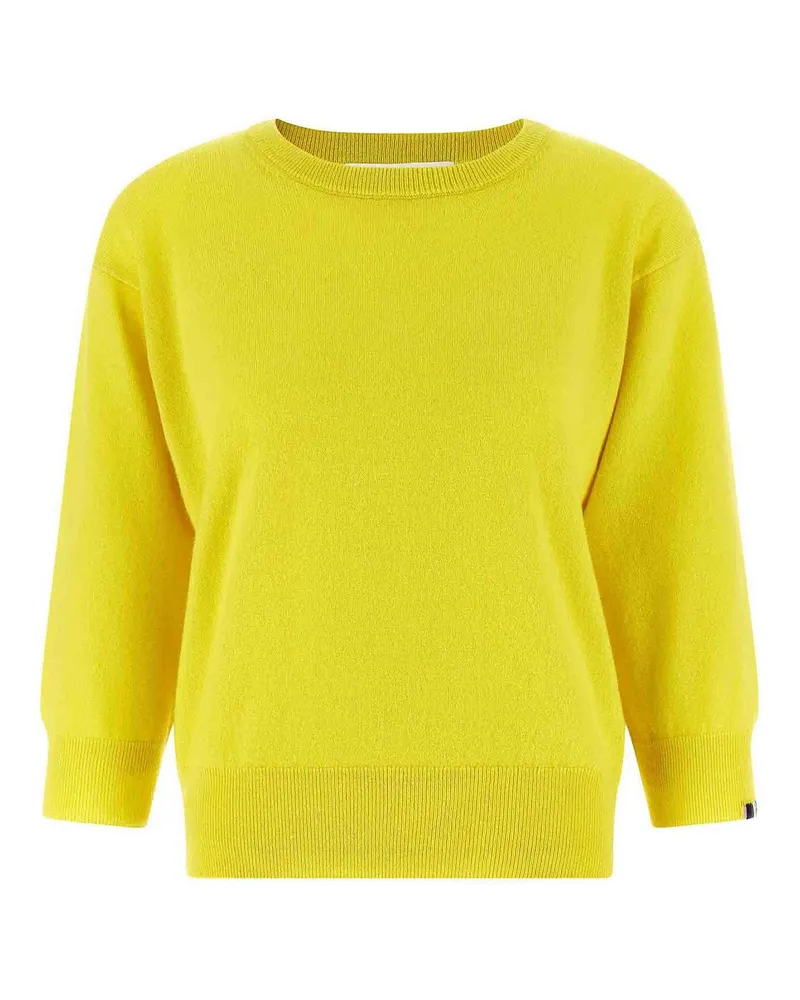 extreme cashmere Rundhalspullover - Gelb Gelb