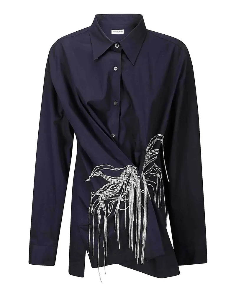 Dries van Noten Hemd - Dunkelblau Dunkelblau