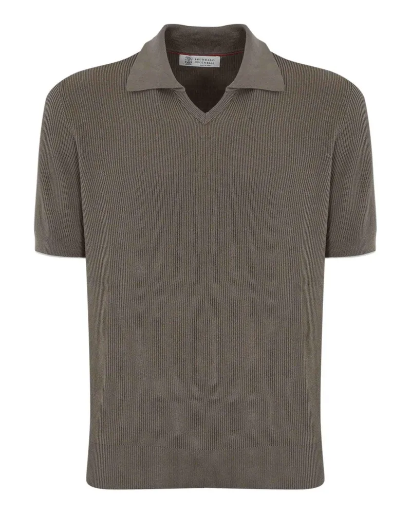 Brunello Cucinelli Poloshirt - Braun Braun