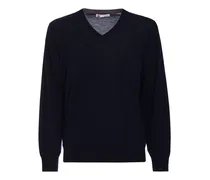 V-Pullover - Dunkelblau