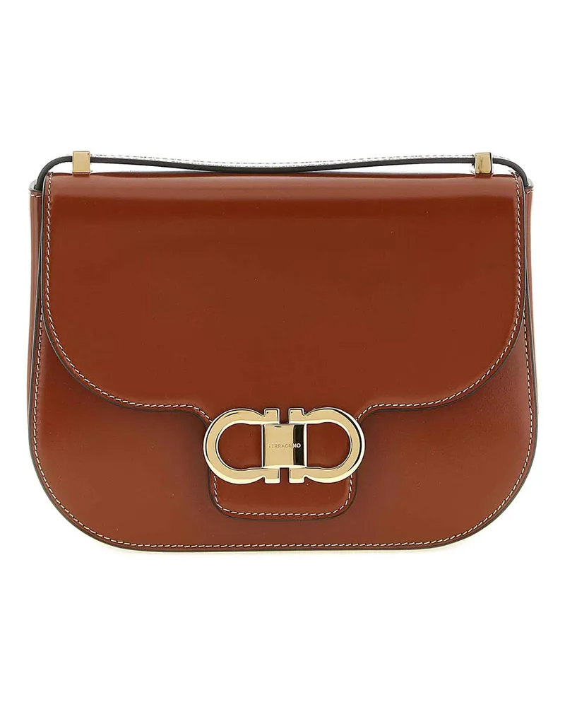 Ferragamo Schultertasche - Braun Braun