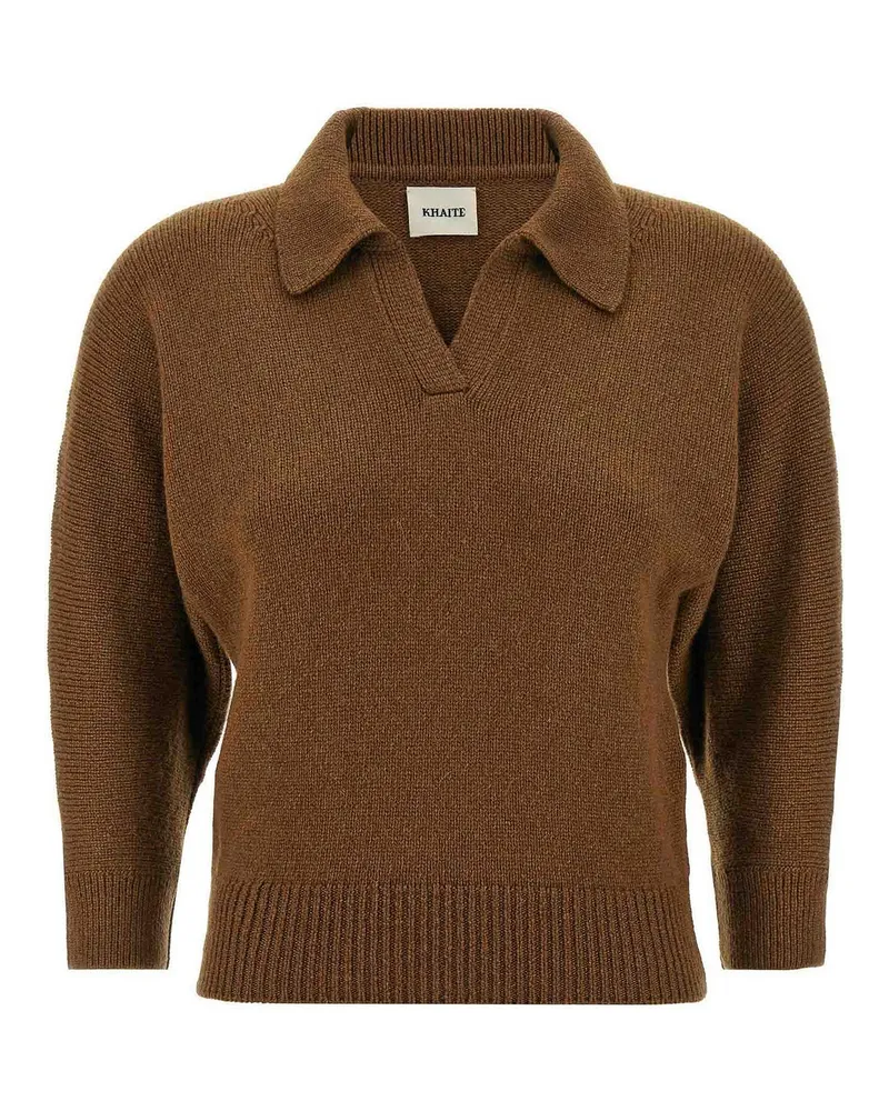 KHAITE Poloshirt - Braun Braun