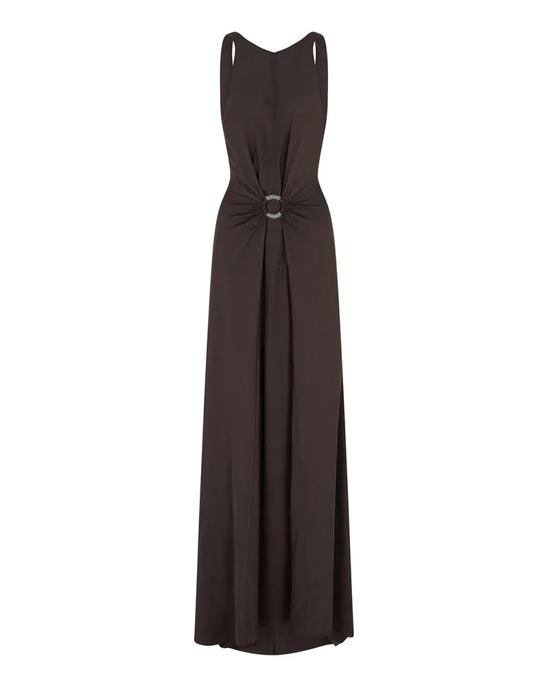 Giorgio Armani Abendkleid - Braun Braun