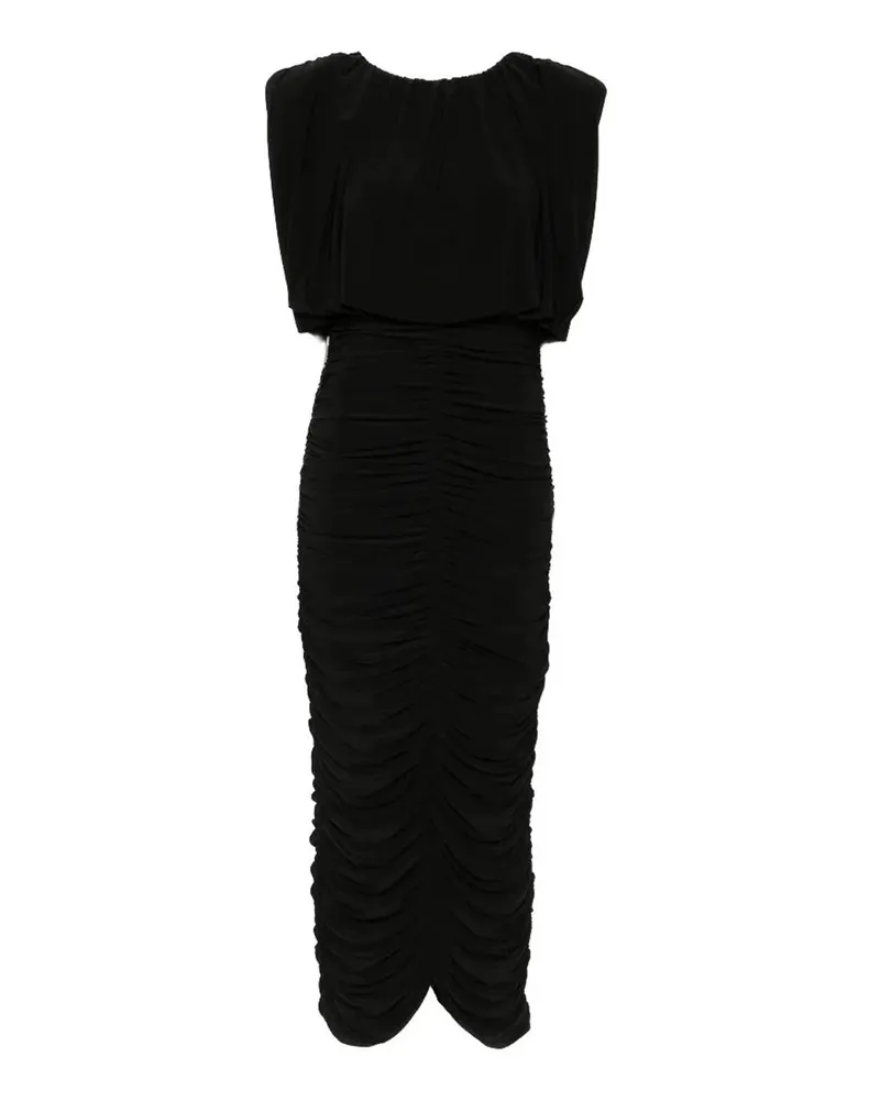 Aje. Knielanges Kleid - Schwarz Schwarz