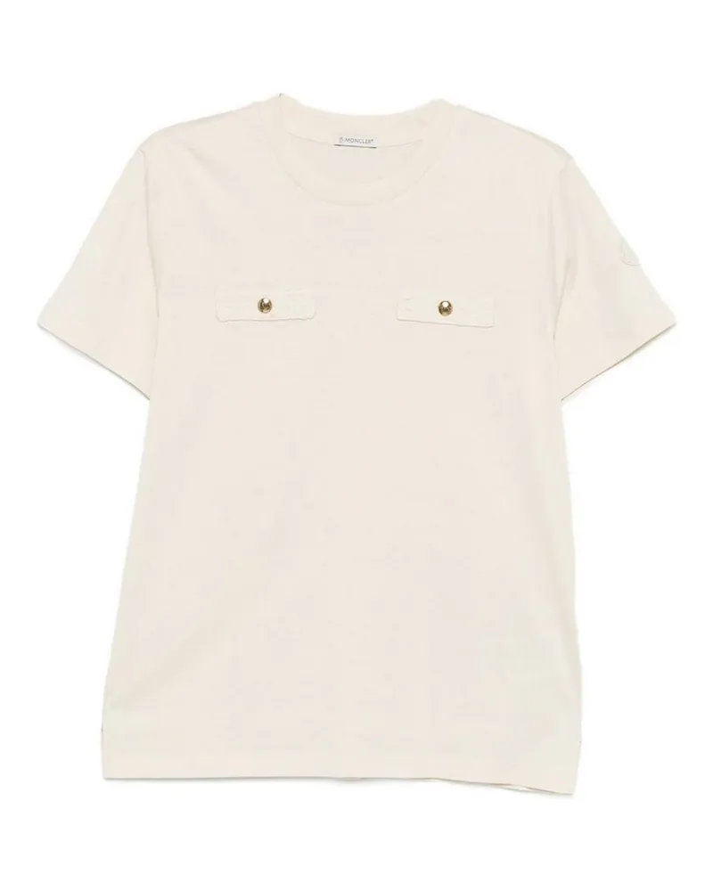 Moncler T-Shirt - Beige Beige