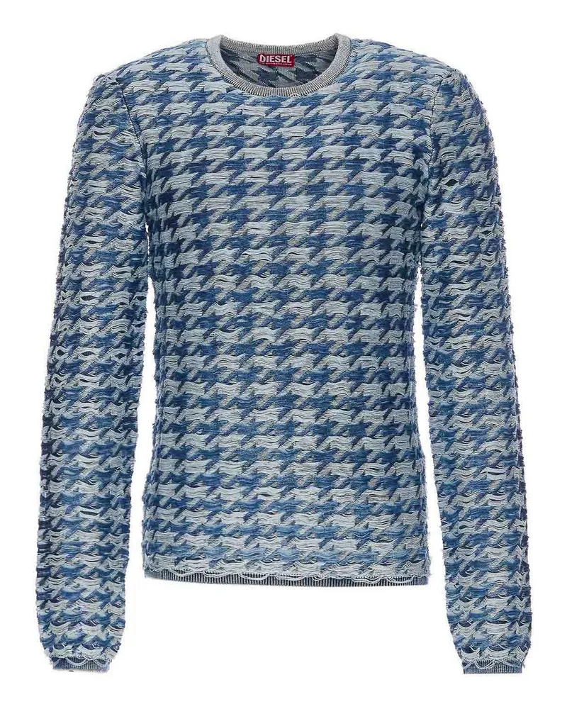 Diesel Rundhalspullover - Blau Blau