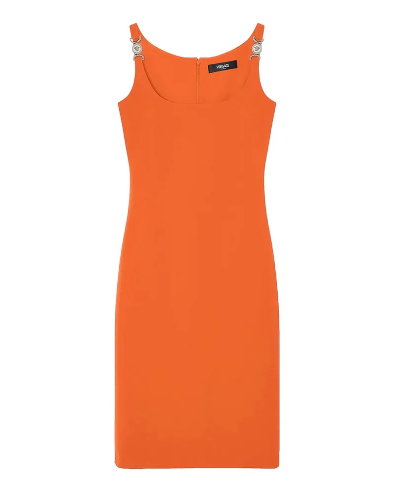 Versace Knielanges Kleid - Orange Orange
