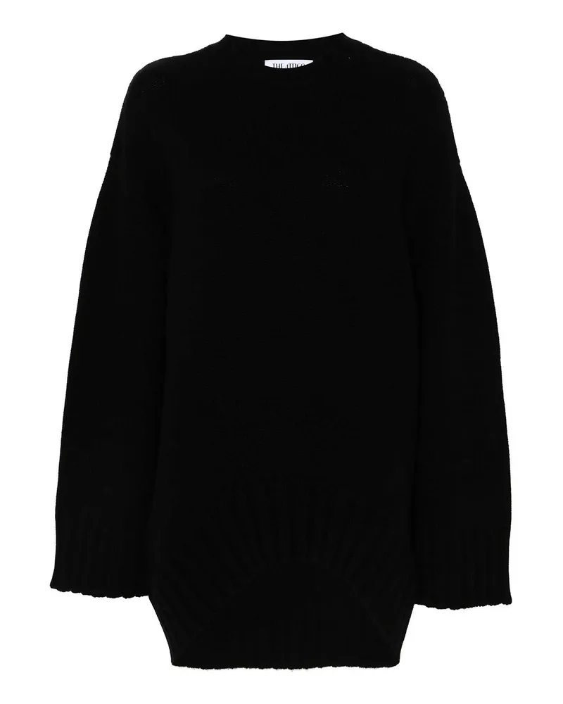 ATTICO Knielanges Kleid - Schwarz Schwarz