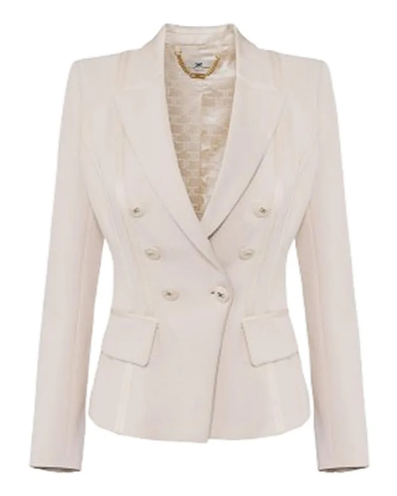 Elisabetta Franchi Casualjacke - Creme Creme