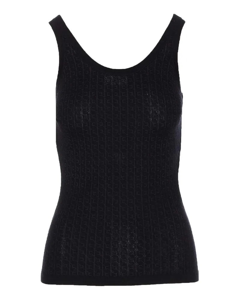 Elisabetta Franchi Top - Schwarz Schwarz