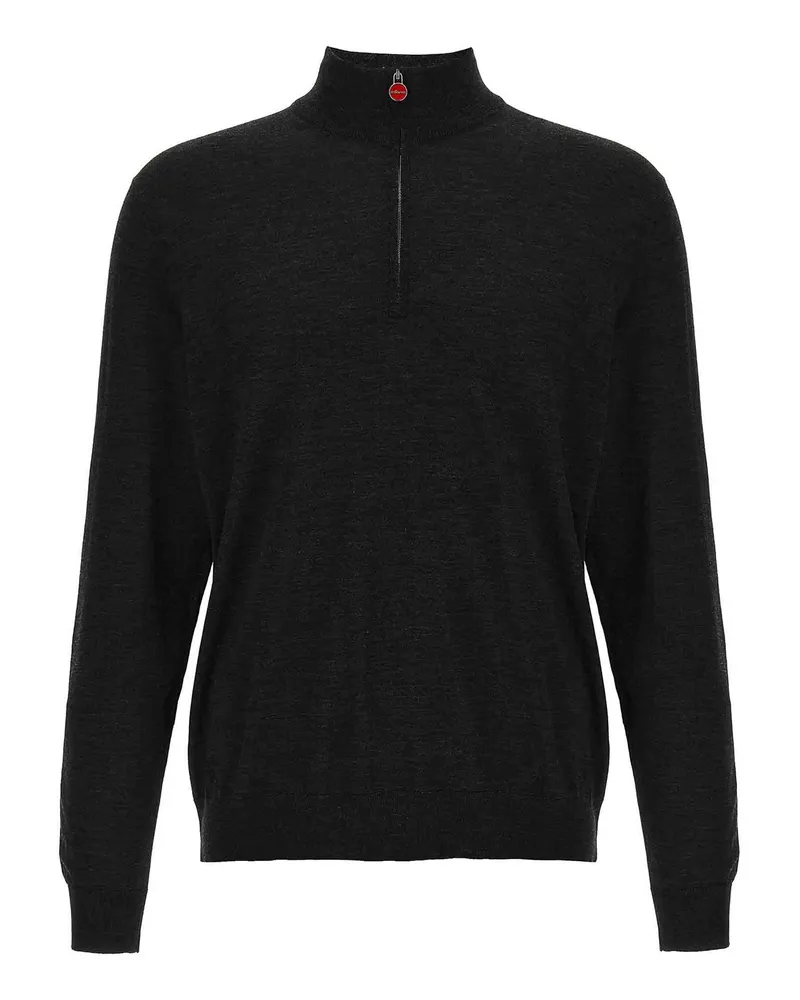 Kiton Cardigan - Schwarz Schwarz