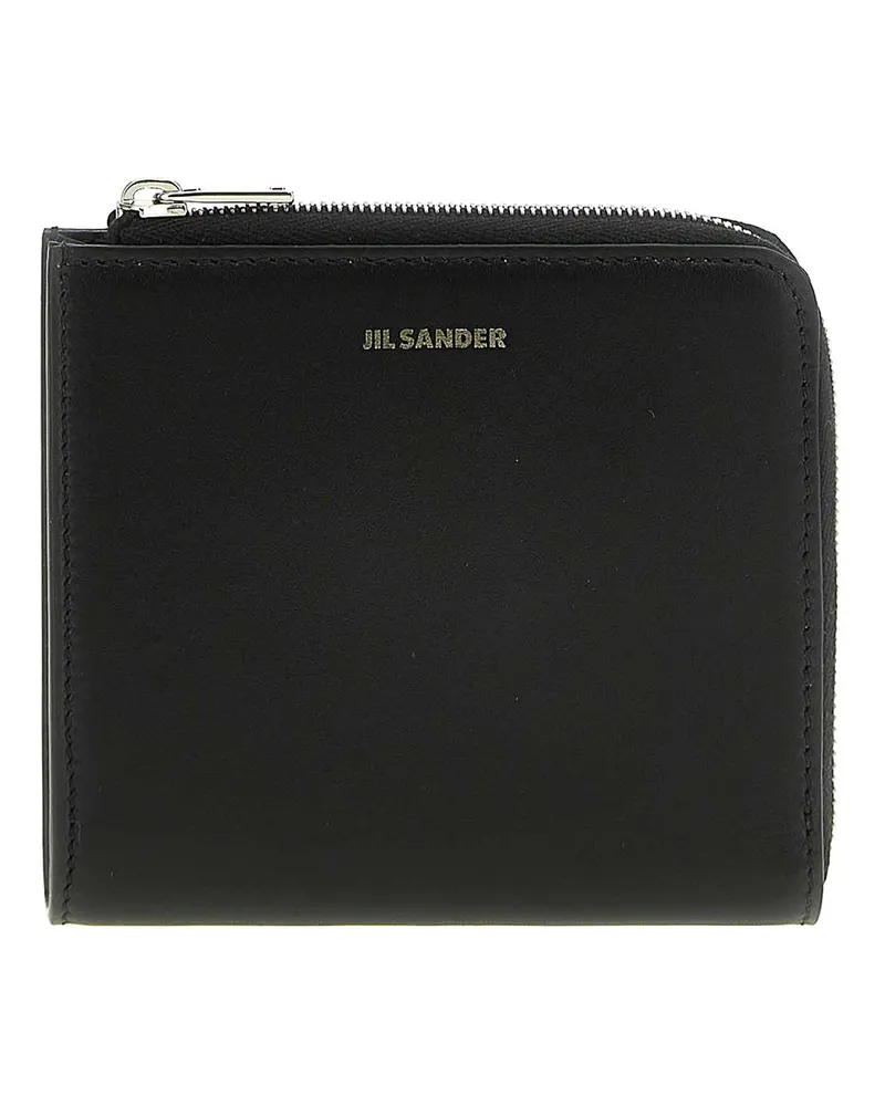 Jil Sander Portemonnaie - Schwarz Schwarz