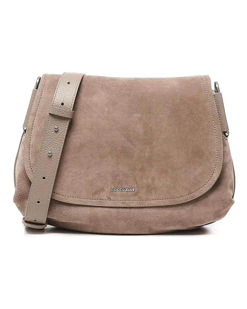 Coccinelle Schultertasche - Beige Beige