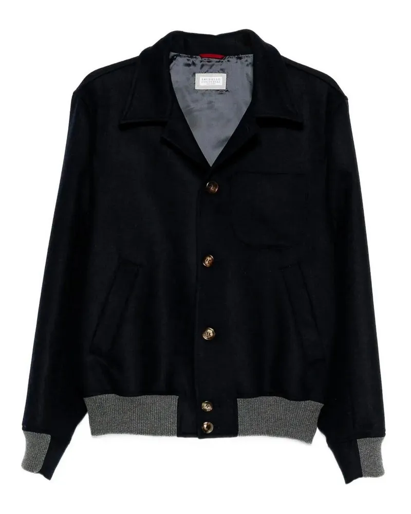 Brunello Cucinelli Bomberjacke - Dunkelblau Dunkelblau