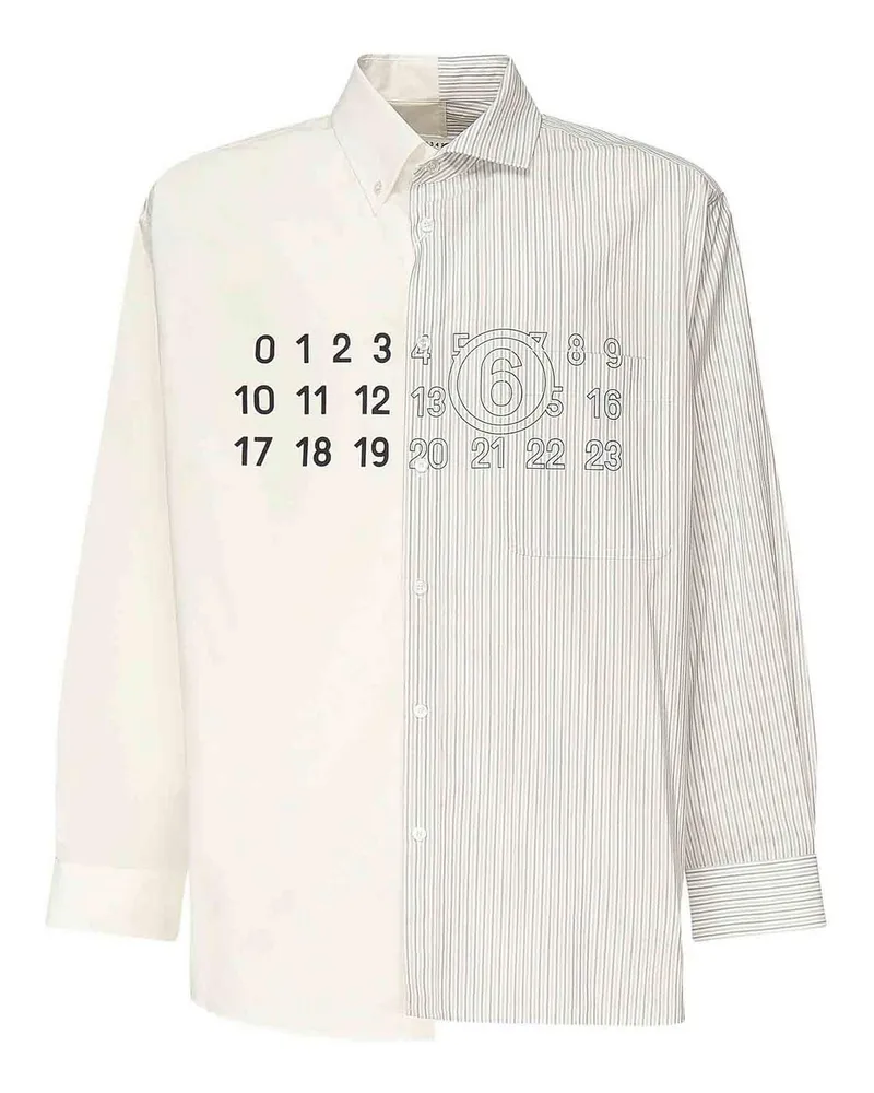 Maison Margiela Hemd - Weiß Weiß