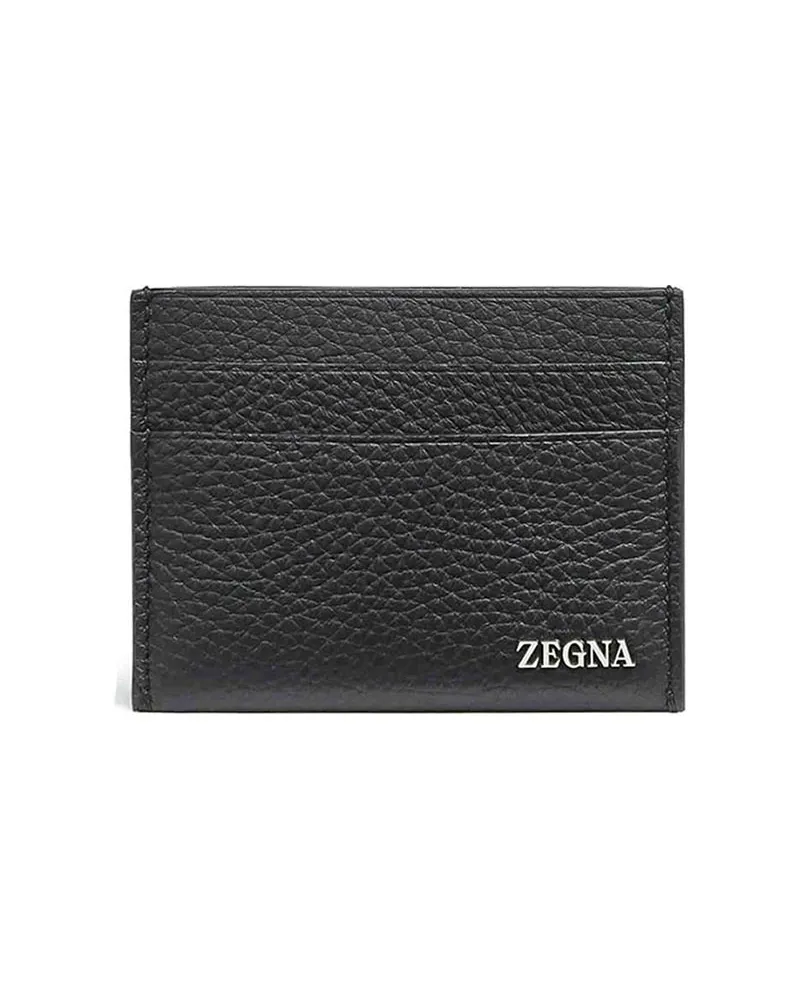 Ermenegildo Zegna Portemonnaie - Schwarz Schwarz