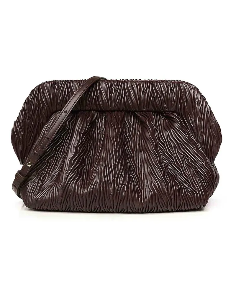 THEMOIRÈ Clutch - Braun Braun