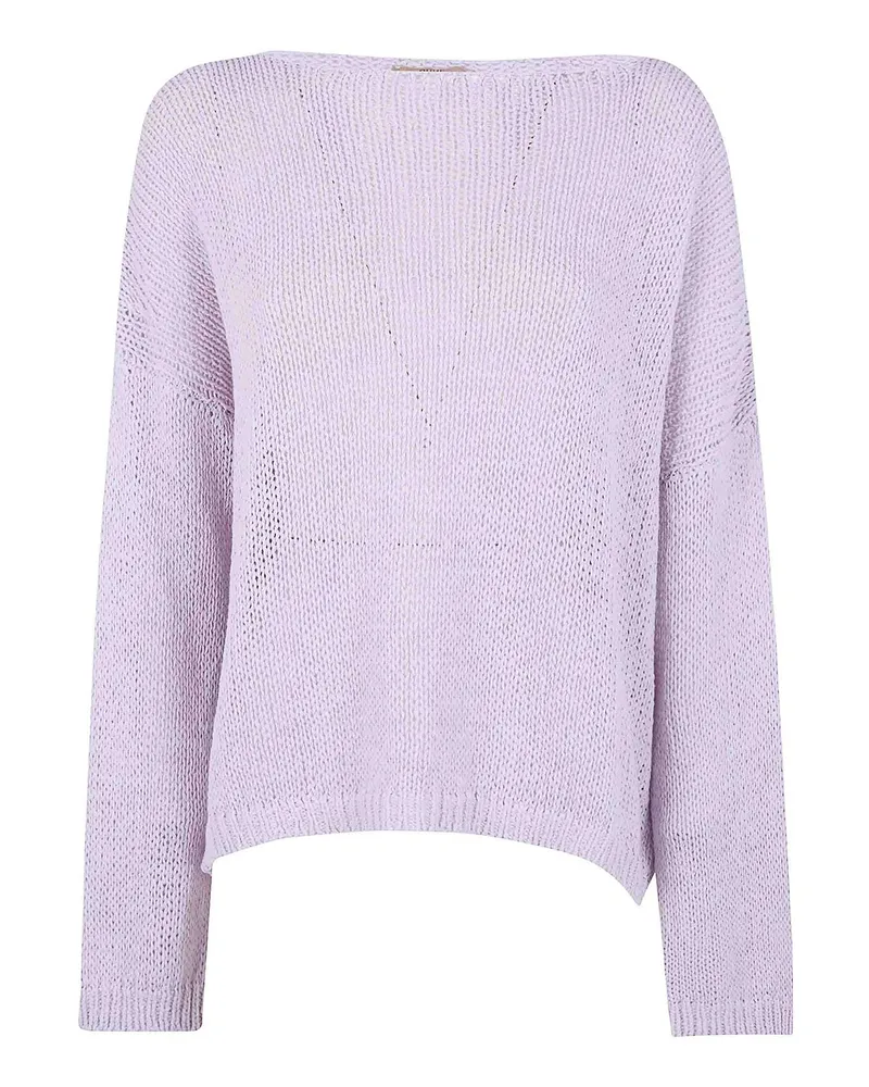 Nuur Rundhalspullover - Rosa Rosa
