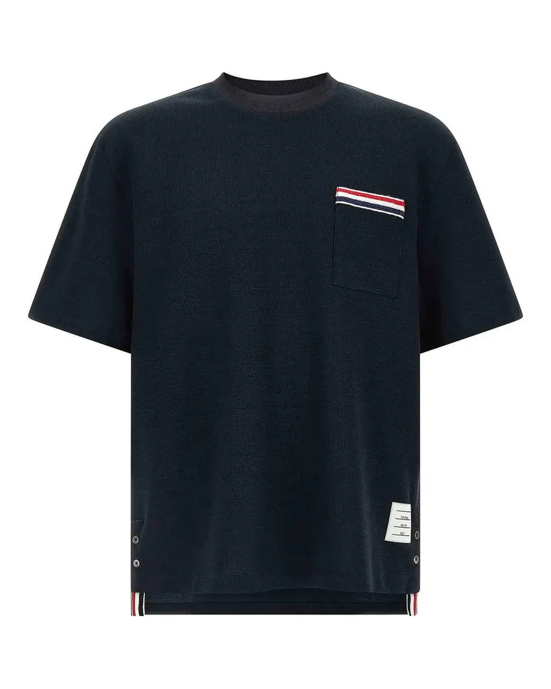 Thom Browne T-Shirt - Blau Blau
