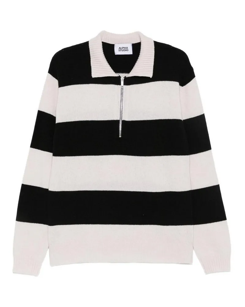 Alpha Studio Poloshirt - Schwarz Schwarz
