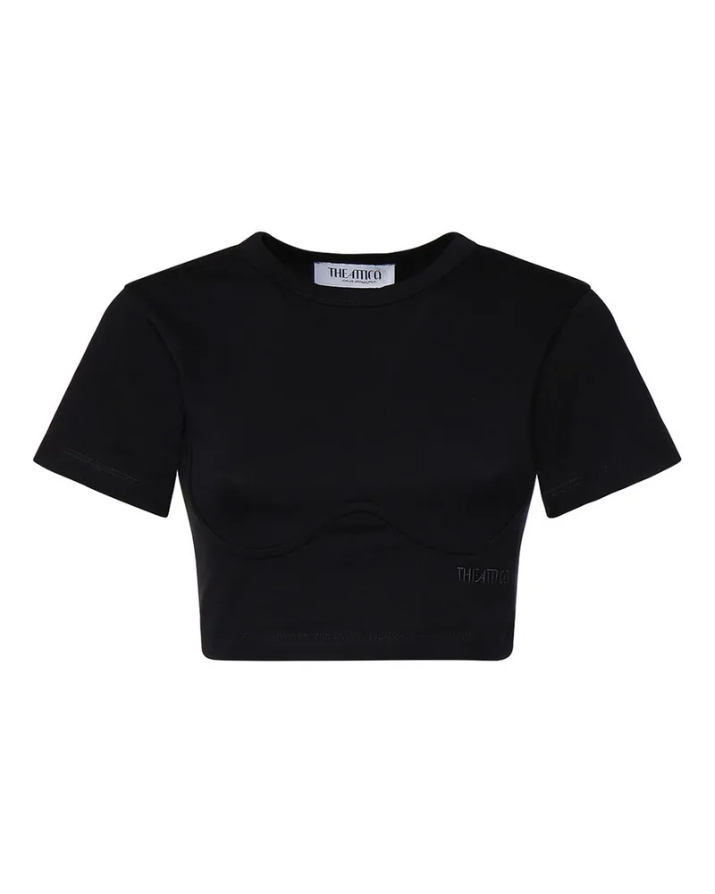 ATTICO T-Shirt - Schwarz Schwarz