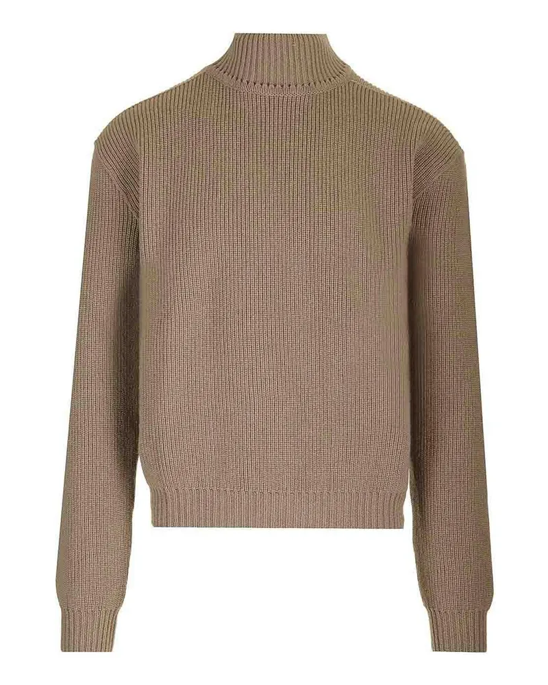 Rick Owens Rundhalspullover - Beige Beige