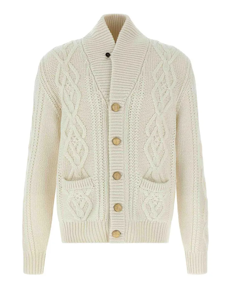 Brunello Cucinelli Cardigan - Weiß Weiß