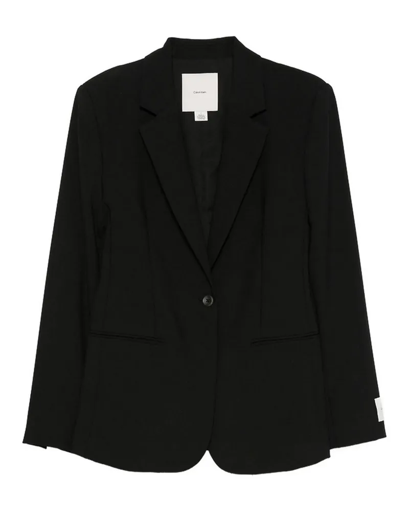 Calvin Klein Knielanger Mantel - Schwarz Schwarz