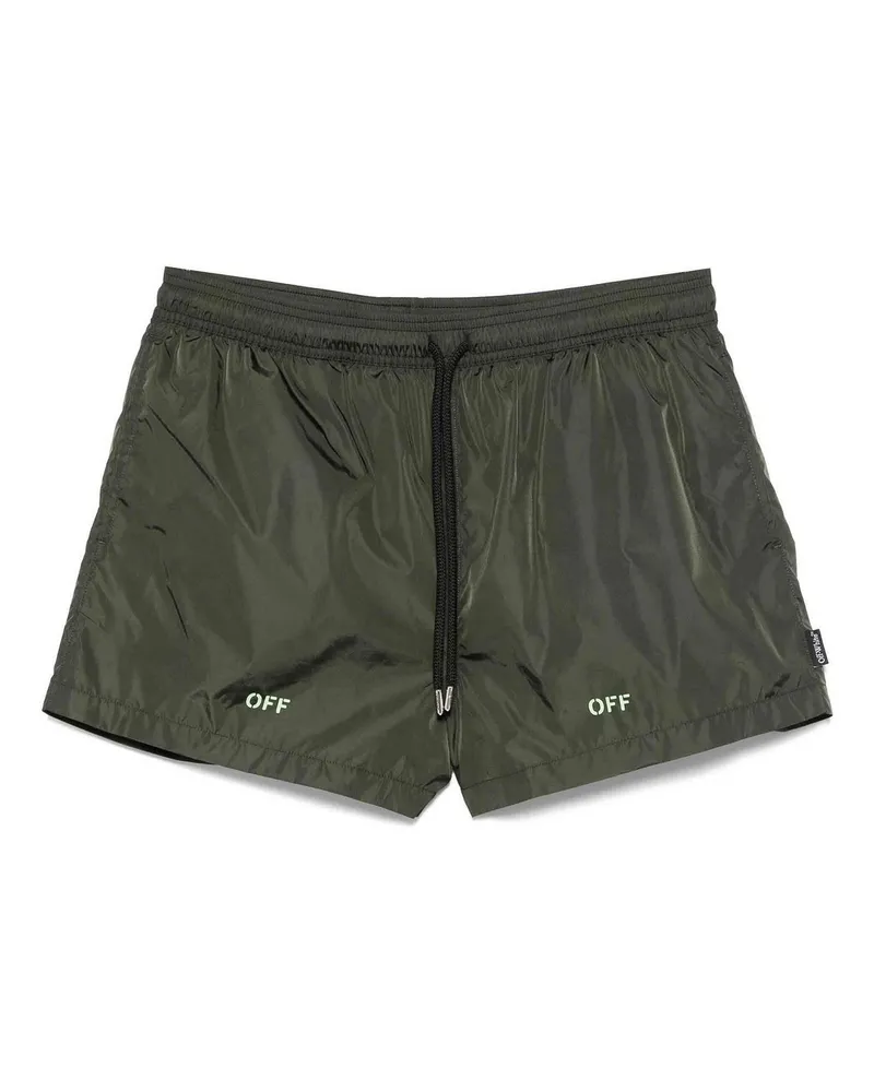 OFF-WHITE Badehose - Dunkelgrün Dunkelgrün