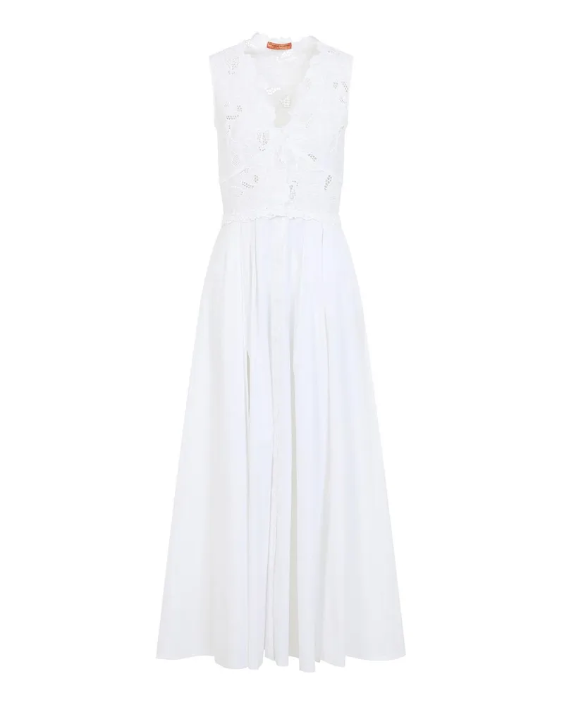 Ermanno Scervino Maxikleid - Weiß Weiß
