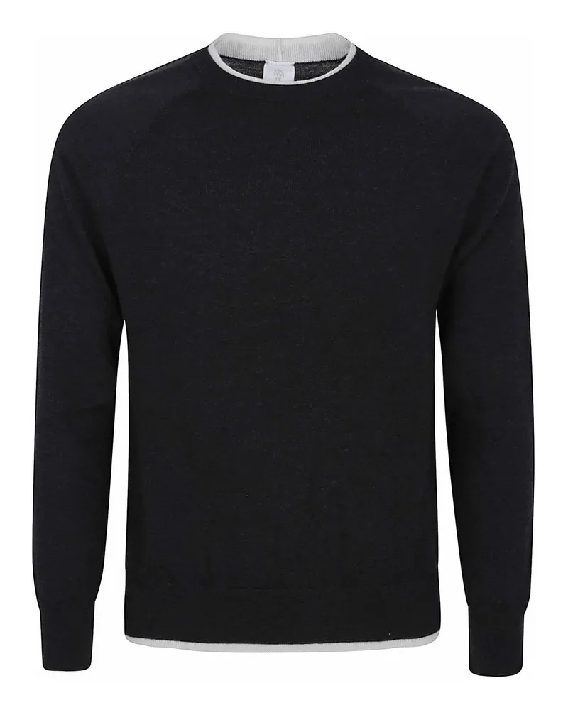 Eleventy Rundhalspullover - Grau Grau