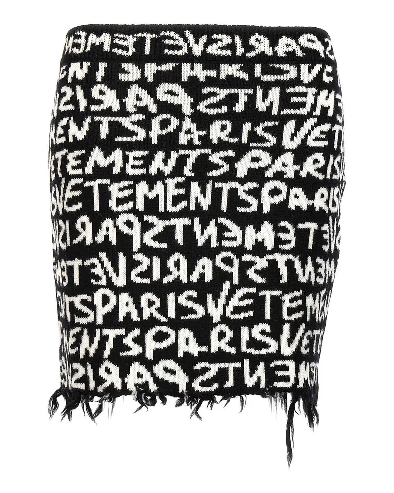 VETEMENTS Midirock - Weiß Weiß